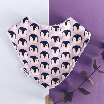 My Name is Mir Cute Penguin Baby Bib Bandana 1 My Name is Mir Cute Penguin Baby Bib Bandana