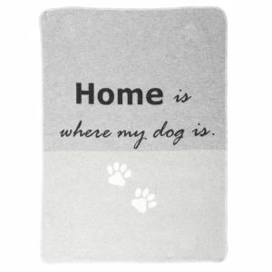 David Fussenegger Medium Dog Blanket 'Home is where my dog is' 1 David Fussenegger Medium Dog Blanket 'Home is where my dog is'