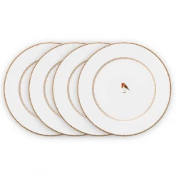 Pip Studio Ø17 Robin Plate - Set of 4