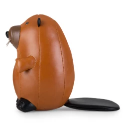 Zuny Beaver Bookend - Synthetic Leather