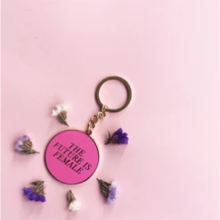 My Name is Mir The Future is Female Keyring Rose Gold 6 My Name is Mir The Future is Female Keyring Rose Gold