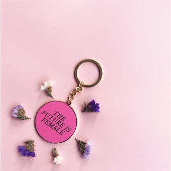 My Name is Mir The Future is Female Keyring Rose Gold 3 My Name is Mir The Future is Female Keyring Rose Gold
