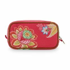 Pip Studio Small Red Jambo Flower Cosmetic Bag