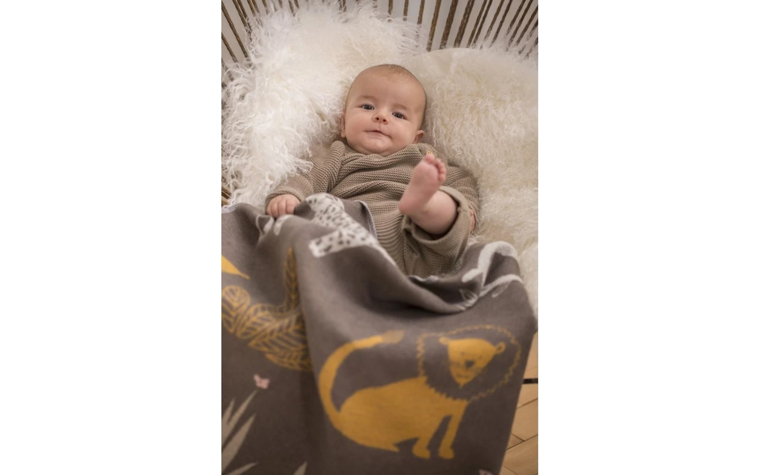 David Fussenegger Brown Jungle Juwel Baby Blanket 3 David Fussenegger Brown Jungle Juwel Baby Blanket