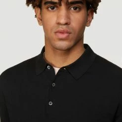 Baracuta S/S Polo Knit Black 10 Baracuta S/S Polo Knit Black