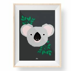 My Name is Mir Koala Wall Print A4