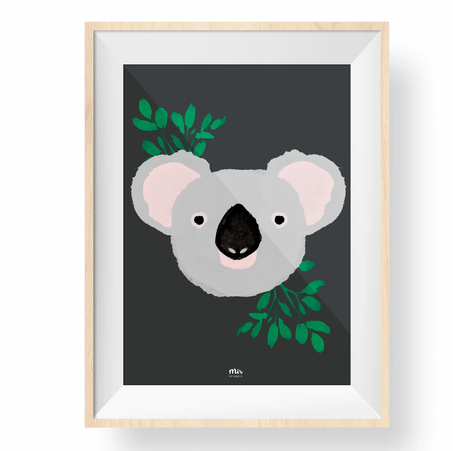 My Name is Mir Koala Wall Print A4 2 My Name is Mir Koala Wall Print A4