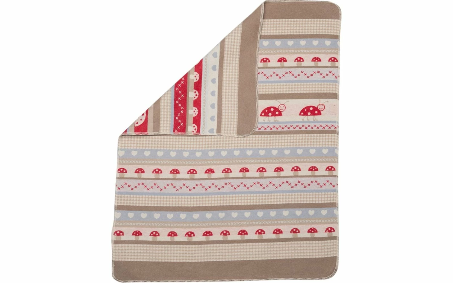 David Fussenegger Beige Mushroom Juwel Baby Blanket 2 David Fussenegger Beige Mushroom Juwel Baby Blanket