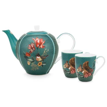 Pip Studio Wonderland Teapot & Mug - Set of 3 1 Pip Studio Wonderland Teapot & Mug - Set of 3