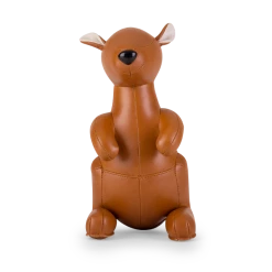 Zuny Kangaroo Standing Bookend - Synthetic Leather
