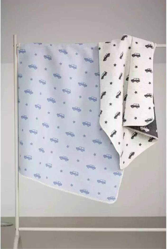 David Fussenegger Juwel Cars Baby Blanket - Black and White 3 David Fussenegger Juwel Cars Baby Blanket - Black and White