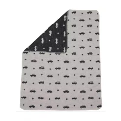 David Fussenegger Juwel Cars Baby Blanket - Black and White