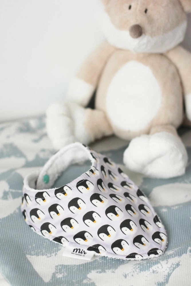 My Name is Mir Cute Penguin Baby Bib Bandana 2 My Name is Mir Cute Penguin Baby Bib Bandana