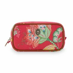 Pip Studio Small Red Jambo Flower Cosmetic Bag