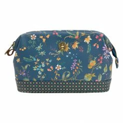 Pip Studio Medium Dark Blue Petite Fleurs Cosmetic Purse