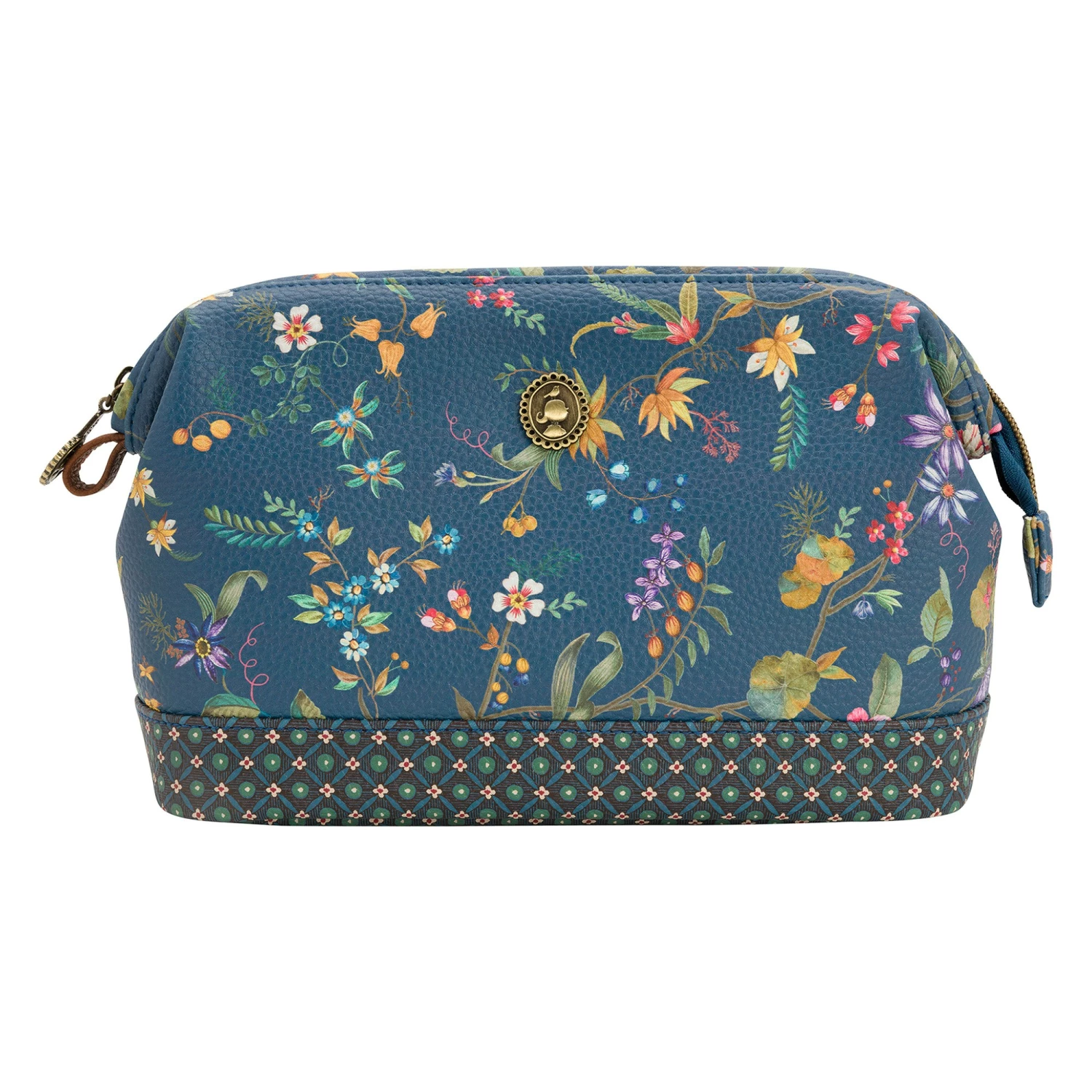 Pip Studio Medium Dark Blue Petite Fleurs Cosmetic Purse 1 Pip Studio Medium Dark Blue Petite Fleurs Cosmetic Purse