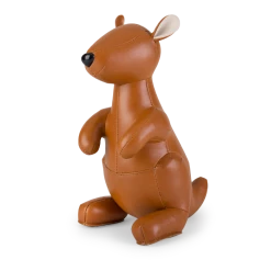 Zuny Kangaroo Standing Bookend - Synthetic Leather