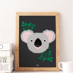 My Name is Mir Koala Wall Print A4