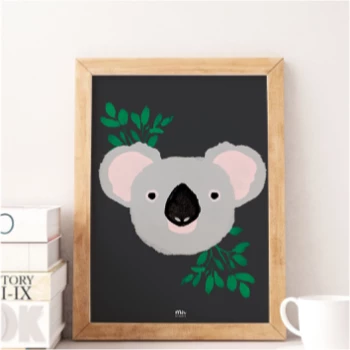My Name is Mir Koala Wall Print A4 1 My Name is Mir Koala Wall Print A4