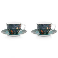 Pip Studio 120ml Wonderland Espresso Cup & Saucer - Set of 2
