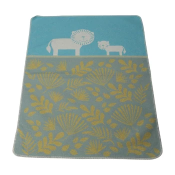 David Fussenegger Cotton and Rayon Jungle and Lions Juwel Baby Blanket 1 David Fussenegger Cotton and Rayon Jungle and Lions Juwel Baby Blanket