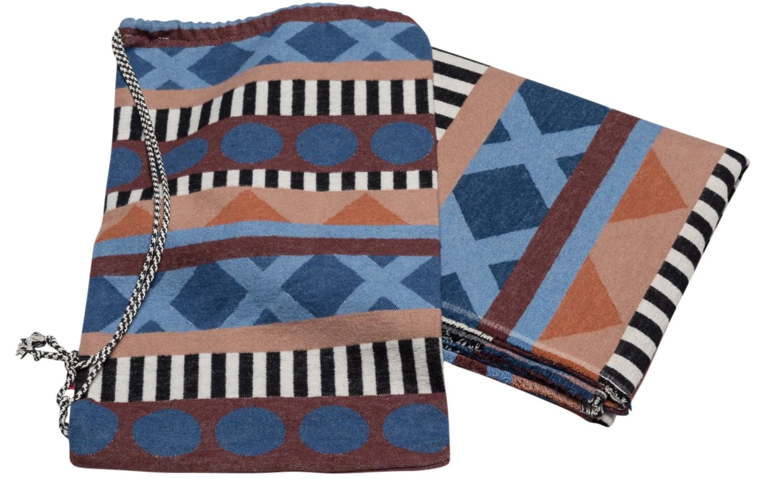 David Fussenegger Eco Recyclingdecke Afrika Mit Beutel 1 David Fussenegger Eco Recyclingdecke Afrika Mit Beutel