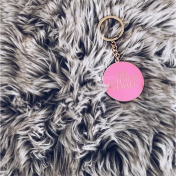 My Name is Mir The Future is Female Keyring Rose Gold 4 My Name is Mir The Future is Female Keyring Rose Gold