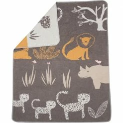 David Fussenegger Brown Jungle Juwel Baby Blanket