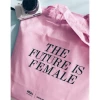My Name is Mir Pink The Future is Female Tote Bag Cotton