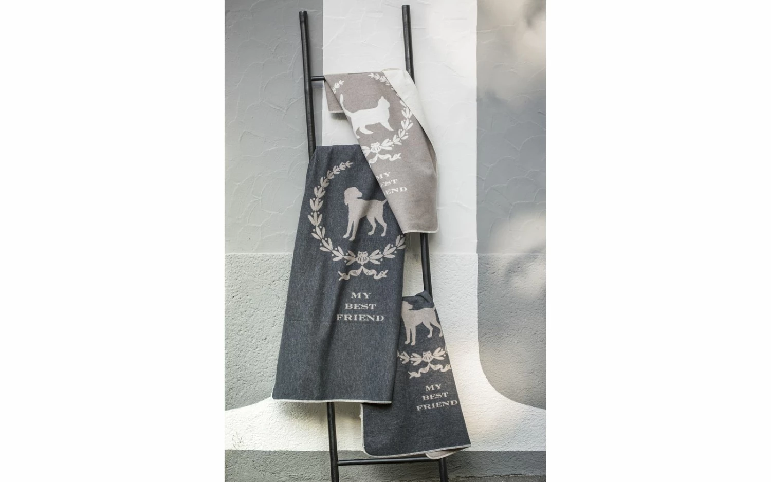 David Fussenegger Mud Cat Blanket with My Best Friend Print 2 David Fussenegger Mud Cat Blanket with My Best Friend Print