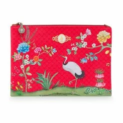 Pip Studio Large Good Morning Red Cosmetic Bag