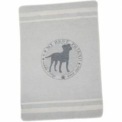 David Fussenegger Small Grey Cuddly and Cozy Pet Blanket
