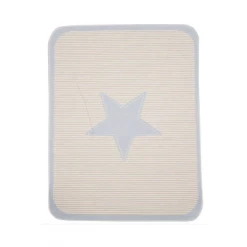 David Fussenegger Juwel Star Baby Blanket - Light Blue