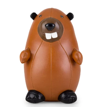 Zuny Beaver Bookend - Synthetic Leather 3 Zuny Beaver Bookend - Synthetic Leather
