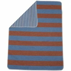 David Fussenegger Toffee Striped Juwel Baby Blanket