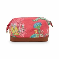 Pip Studio Medium Red Jambo Flower Cosmetic Purse