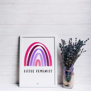 My Name is Mir Little Feminist Rainbow Wall Print Kids A4 2 My Name is Mir Little Feminist Rainbow Wall Print Kids A4