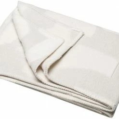 David Fussenegger Deco Plaid Abstract Hellgrau