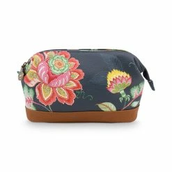 Pip Studio Medium Blue Jambo Flower Cosmetic Purse