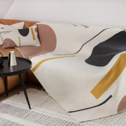 David Fussenegger Nova Modern Throw - Off White