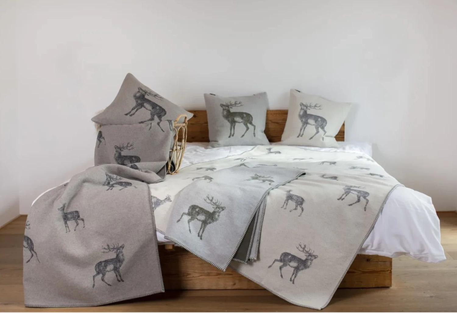 David Fussenegger Sylt Red Deer Throw - Smoke 2 David Fussenegger Sylt Red Deer Throw - Smoke