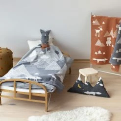 David Fussenegger Velvet Babydecke Wald Rost