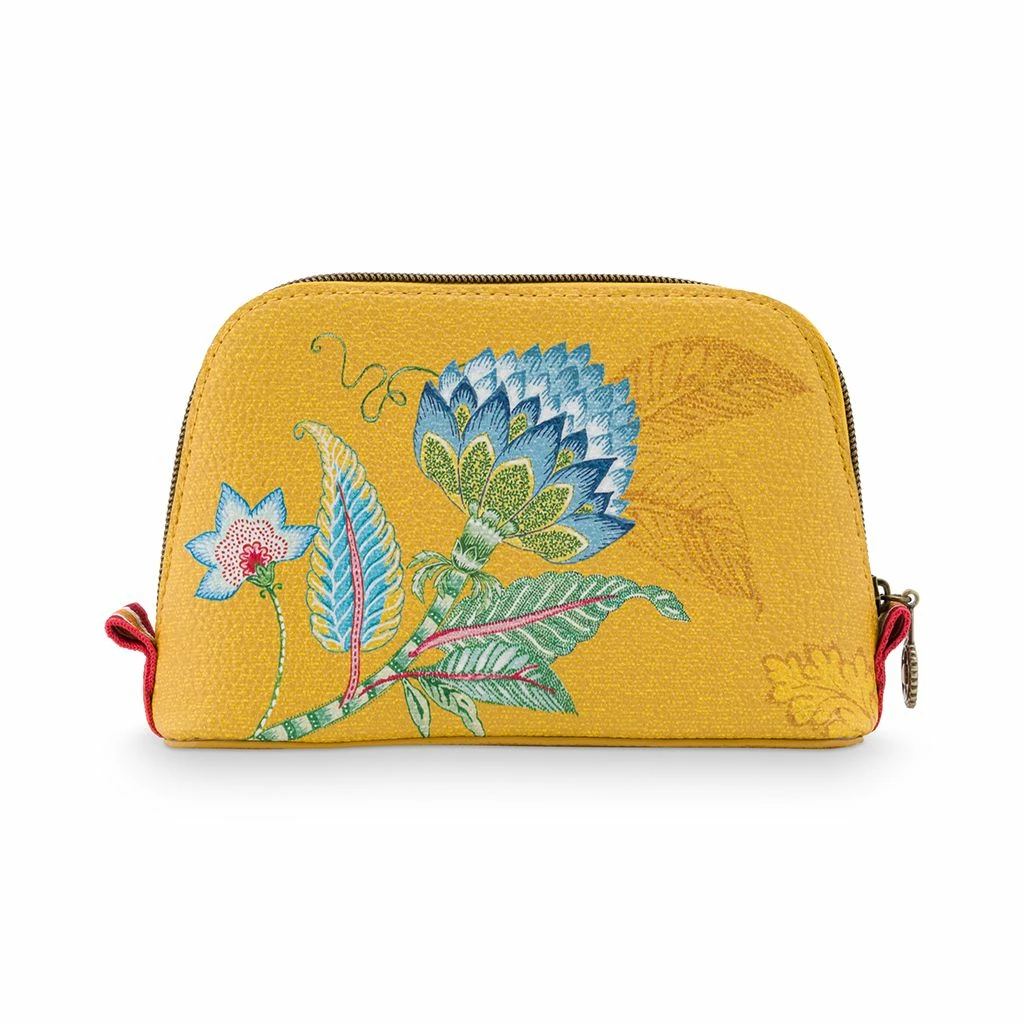 Pip Studio Small Yellow Jambo Flower Cosmetic Bag 2 Pip Studio Small Yellow Jambo Flower Cosmetic Bag