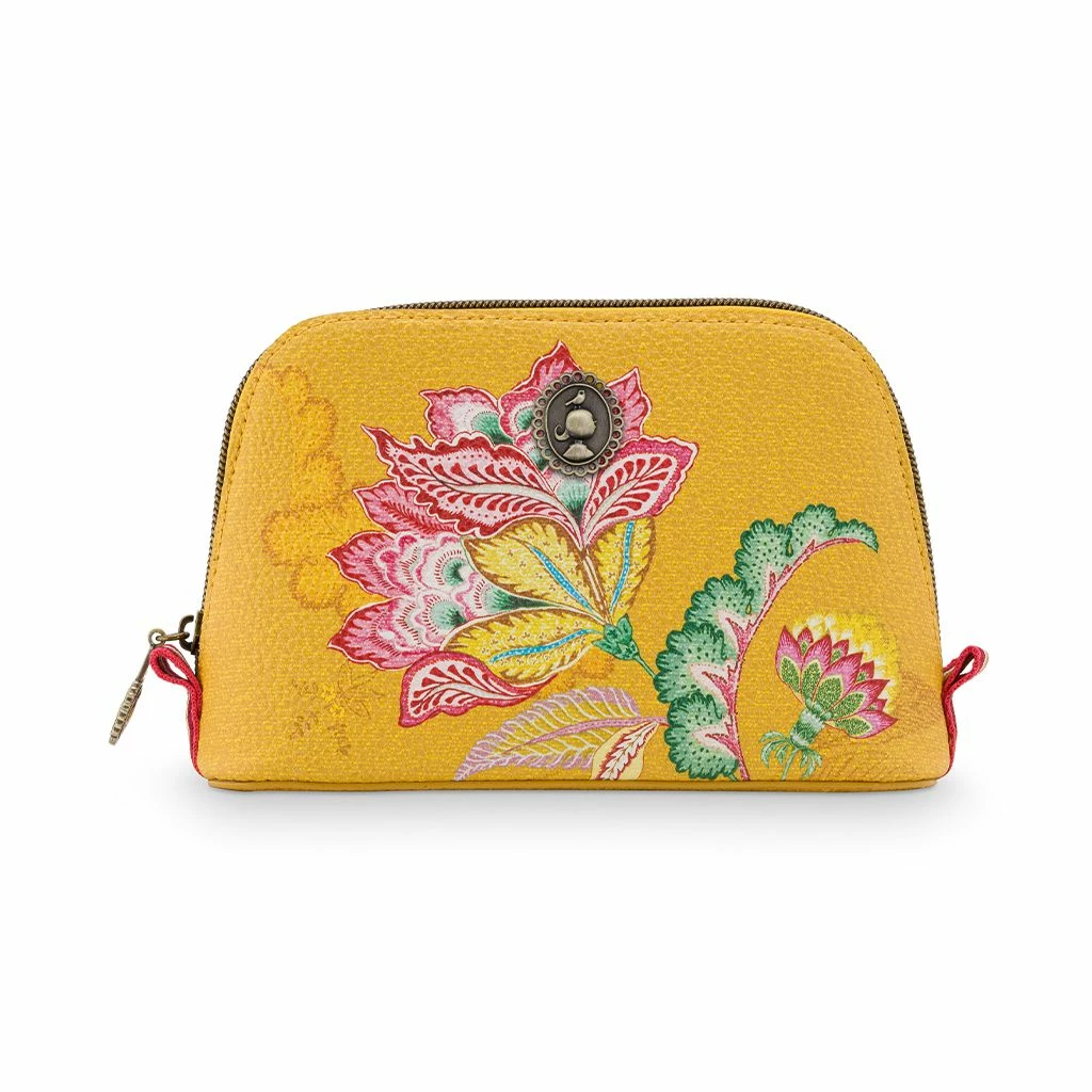 Pip Studio Small Yellow Jambo Flower Cosmetic Bag 1 Pip Studio Small Yellow Jambo Flower Cosmetic Bag