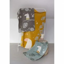 David Fussenegger Mila Babydecke Tukan Grün