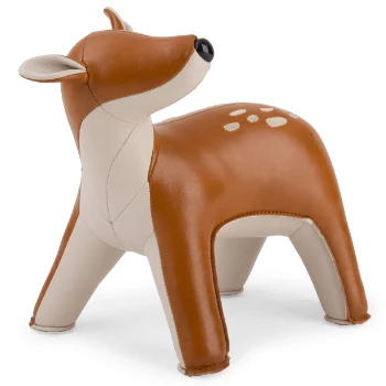 Zuny Deer Luke Bookend - Synthetic Leather 1 Zuny Deer Luke Bookend - Synthetic Leather