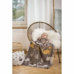 David Fussenegger Brown Jungle Juwel Baby Blanket 7 David Fussenegger Brown Jungle Juwel Baby Blanket
