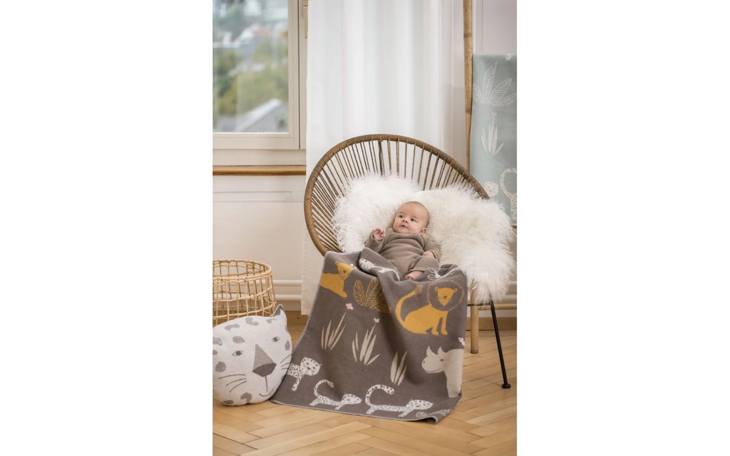 David Fussenegger Brown Jungle Juwel Baby Blanket 4 David Fussenegger Brown Jungle Juwel Baby Blanket